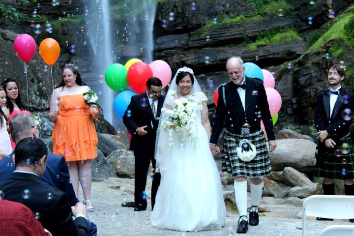 Picture of traditional tartan kilts for weddings celebrating celtic, Scottish, and Irish heritage!